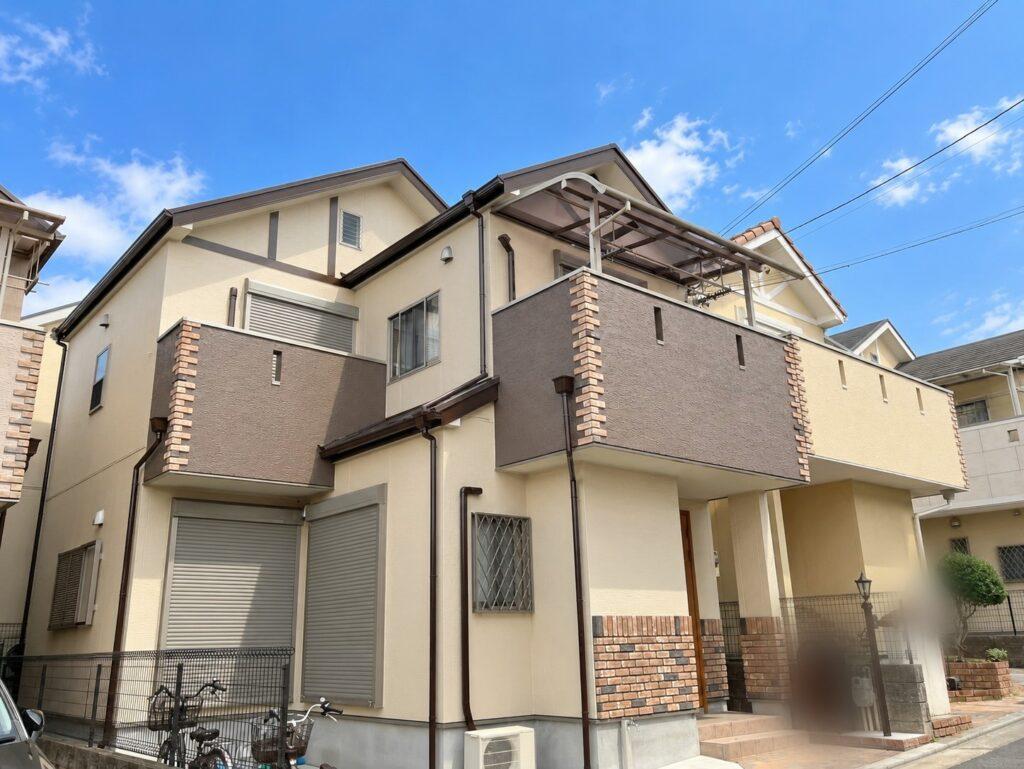 枚方市 S様邸 外壁塗装 アステックペイント スーパーラジカルシリコンGH アフター