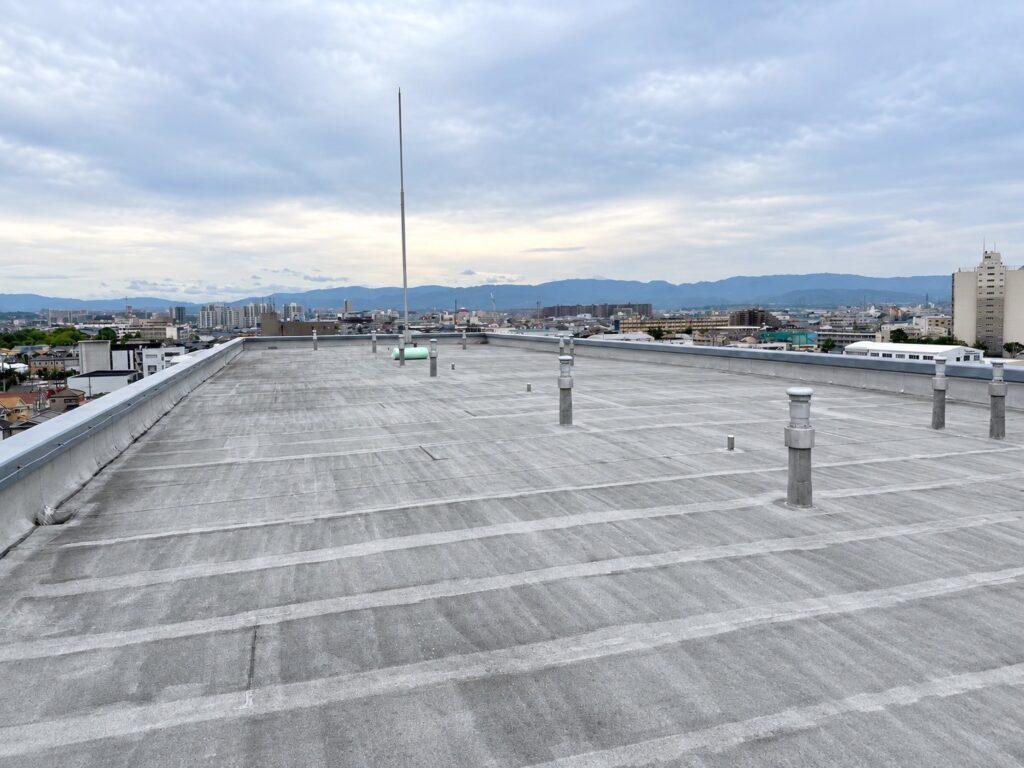 屋上 塩ビシート防水工事 ビフォー